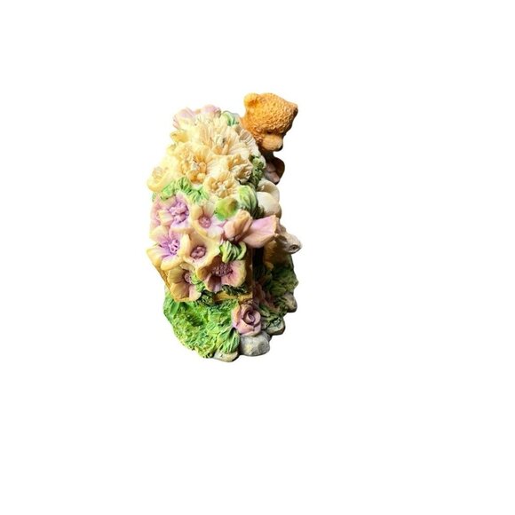 Vintage K's Collection Bear Figurines Bear with Wagon/Bunny/Frog 3.5" Figures - Picture 10 of 11